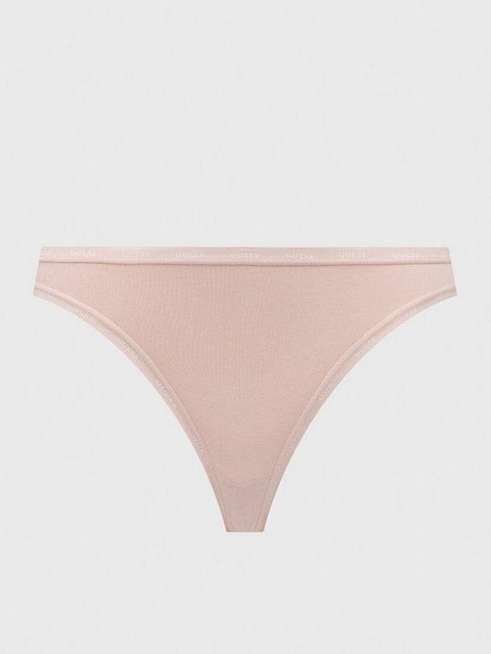 Women's String 3Pack White-black-pink