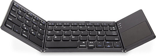 Foldable B033 Wireless Bluetooth Keyboard with Touchpad English US