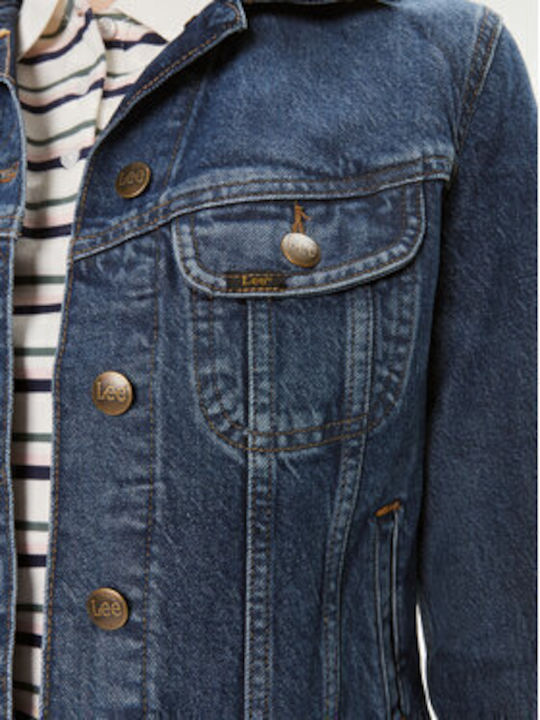 Rider Scurtă Jachetă de femei din denim Blue