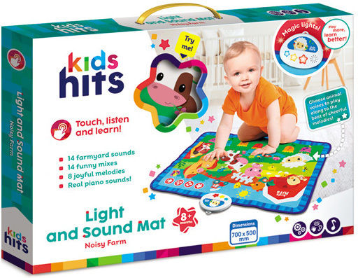 Kids Hits Farm with Sounds Play Mat for 8+ Months