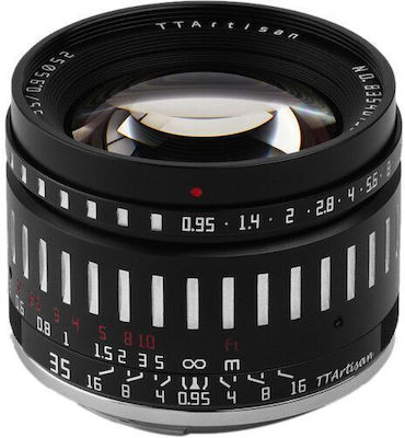 TTArtisan Full Frame Camera Lens Steady for Leica L Mount Silver / Black