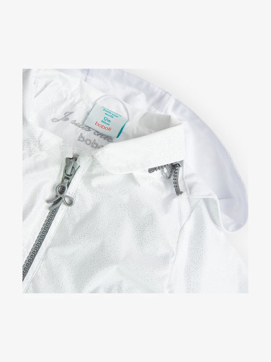 Kids' Casual Jacket with Hood White