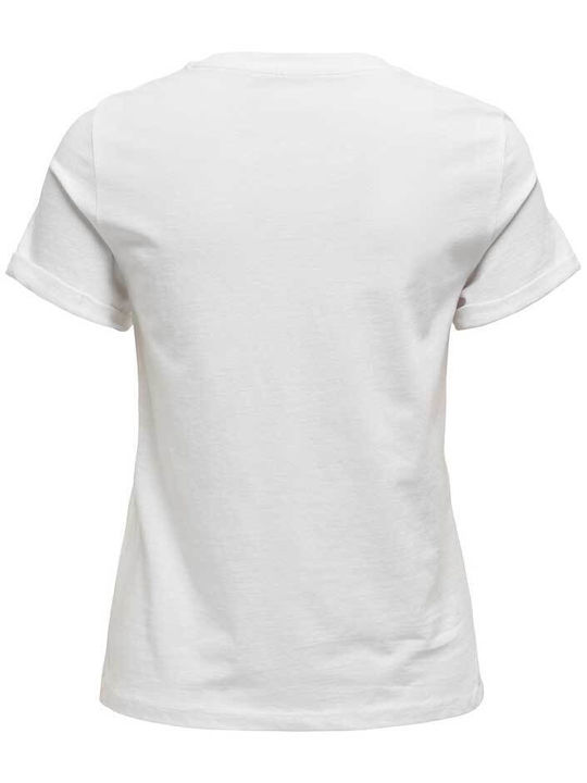 Only Life Femeie Sport Tricou Uscare rapidă White