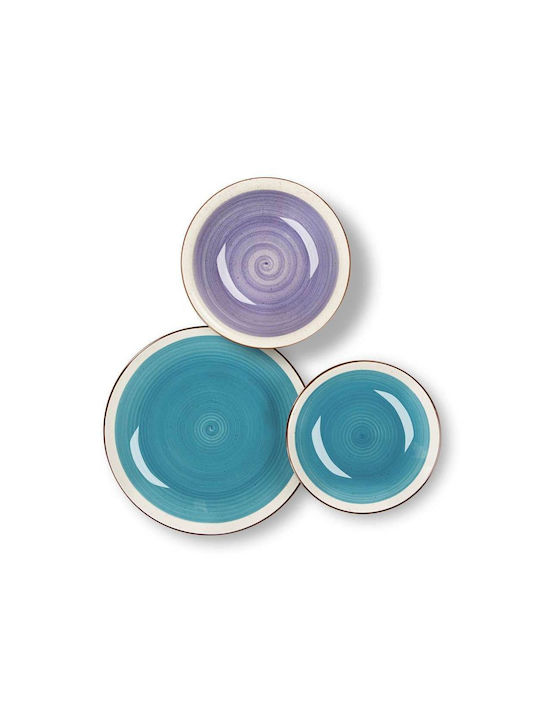 Excelsa Multicolor Ceramică Set de Vase 18buc