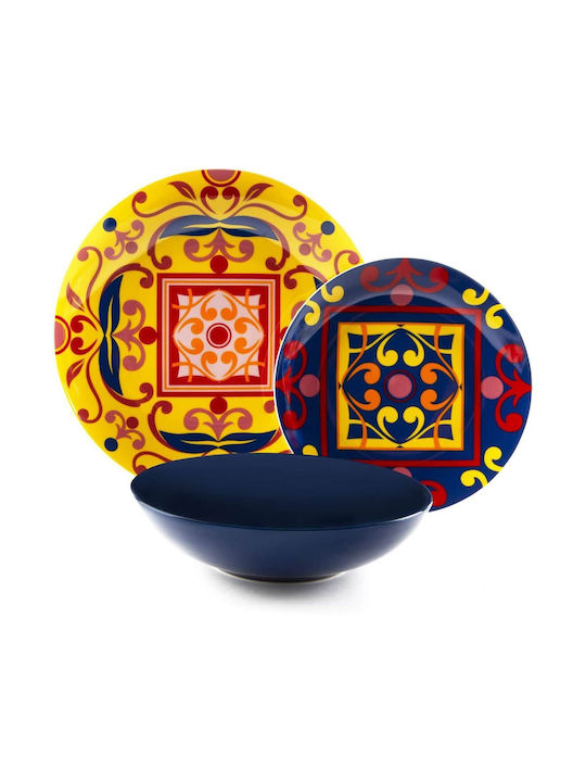 Excelsa Multicolor Porțelan Set de Vase 18buc