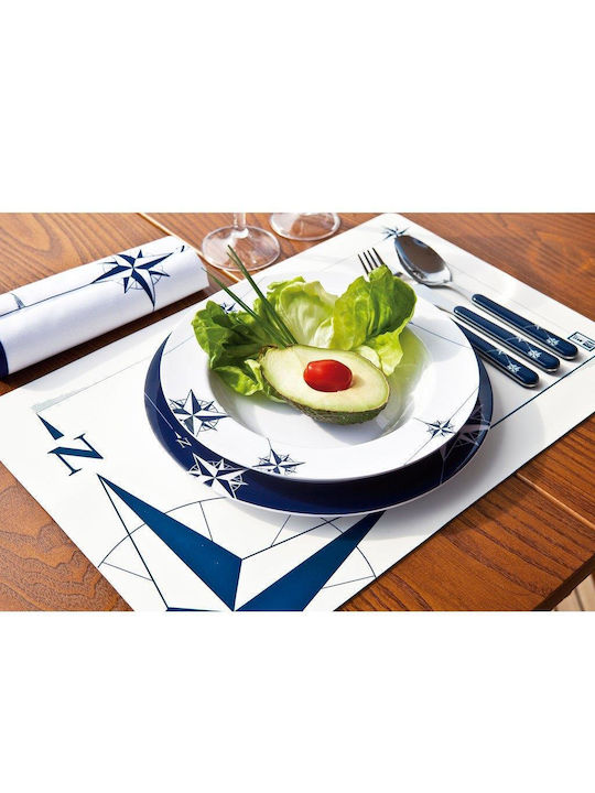 Marine Business Blue Porcelain Dinnerware Set 24pcs
