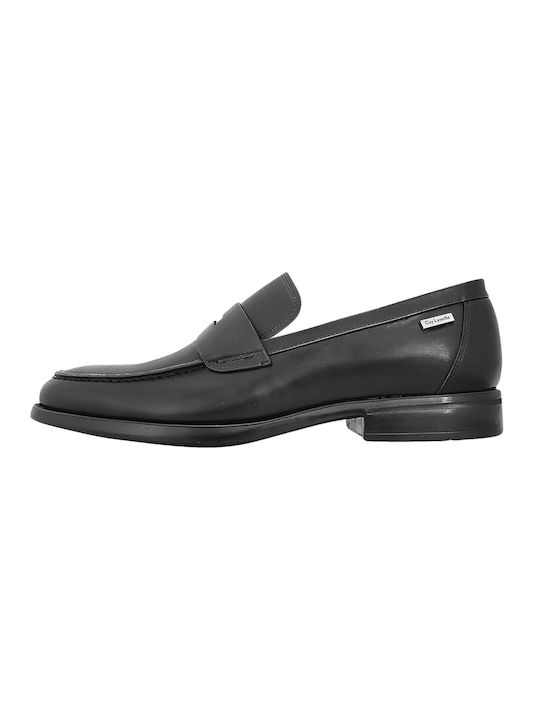 Guy Laroche Men's Leather Loafers Black