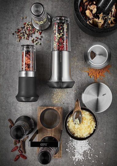 Gefu Manual Inox Spice Mill Set 14cm Silver 2pcs
