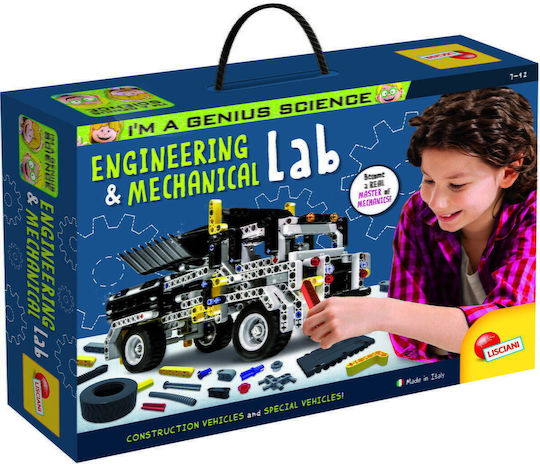 Lisciani Giochi Kunststoff-Bauspielzeug Little Genius Experiments - Engineering für Kinder ab 3+ Jahren