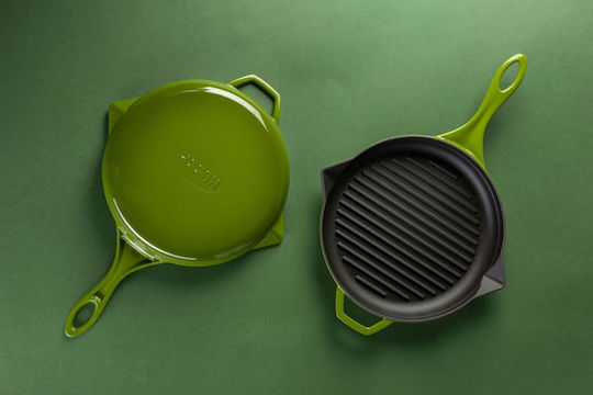 Hosse Solagio Gusseisen Grill mit Emaille Innenbeschichtung 24cm