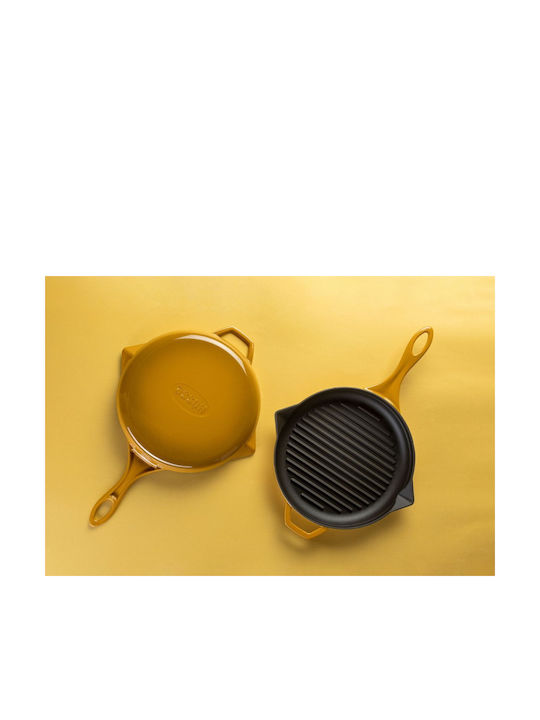 Hosse Grill aus Gusseisen mit Emaillebeschichtung 24cm