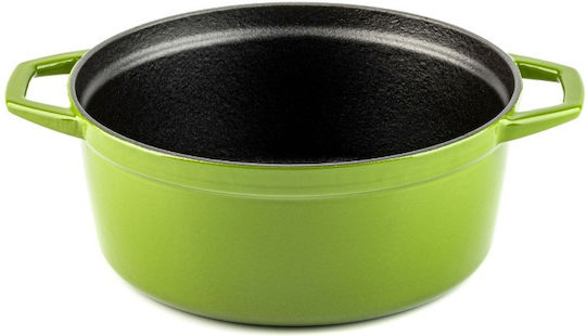 Hosse Solagio Tiefer Topf aus Gusseisen 24cm Bamboo