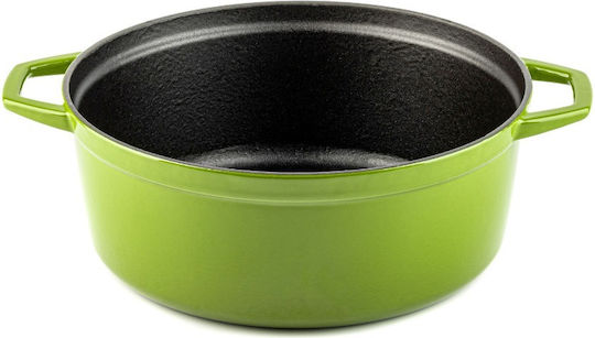 Hosse Solagio Tiefer Topf aus Gusseisen 28cm Bamboo