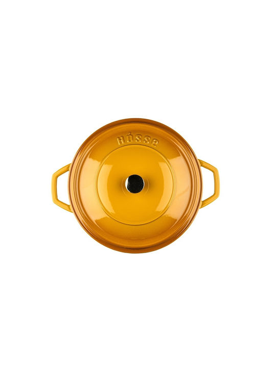 Hosse Solagio Flacher Topf aus Gusseisen 26cm Dijon