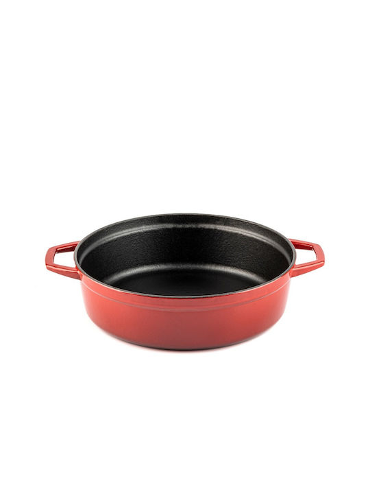 Hosse Solagio Ρηχή Κατσαρόλα από Μαντέμι 28cm Rubin