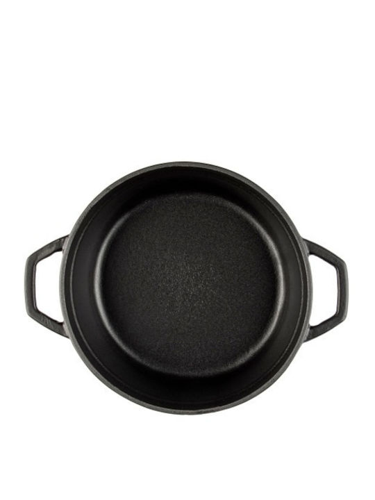 Hosse Solagio Deep Pot made of Cast Iron 20cm Black Onyx