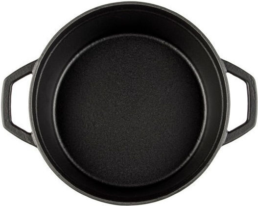 Hosse Solagio Deep Pot made of Cast Iron 24cm Black Onyx
