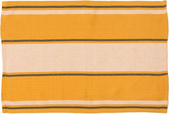 Viopros Chef Prosop de ceai din 100% Bumbac în Culoarea Galben 40x60cm 2buc
