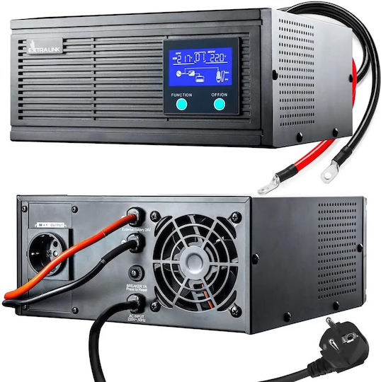 Extralink Piorun Invertoare Unda Sinusoidală Pură Putere 2000W Cu Tensiune De Intrare 24V Cu O Singură Fază EX.31148