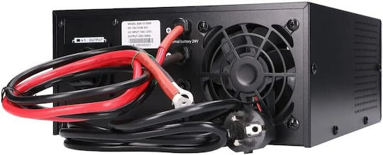 Extralink Piorun Invertoare Unda Sinusoidală Pură Putere 2000W Cu Tensiune De Intrare 24V Cu O Singură Fază EX.31148
