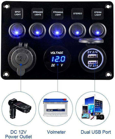 Boat Switch with Panels