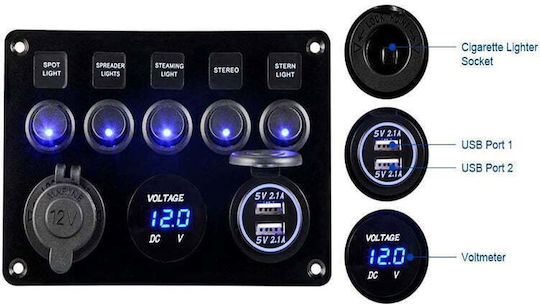 Boat Switch with Panels