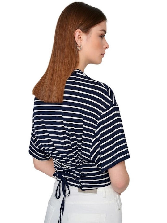 Ale - The Non Usual Casual Women's T-shirt Striped Blue