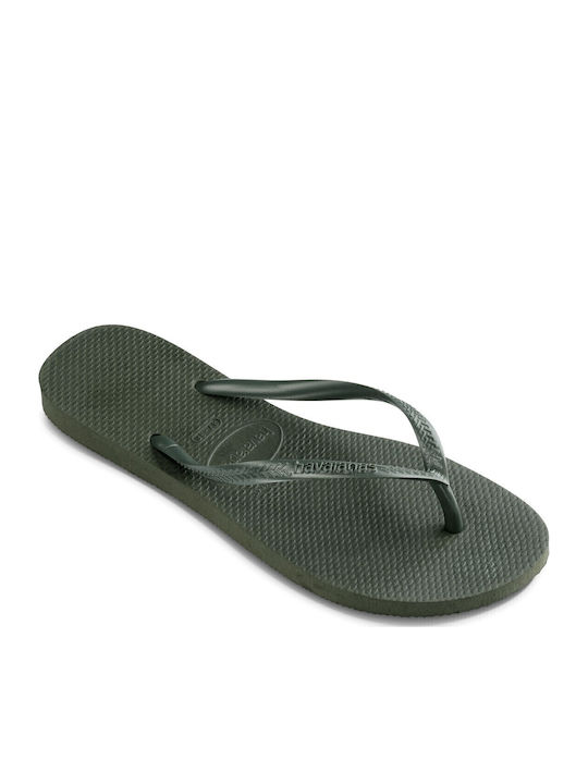 Slim Women's Flip Flops Green
