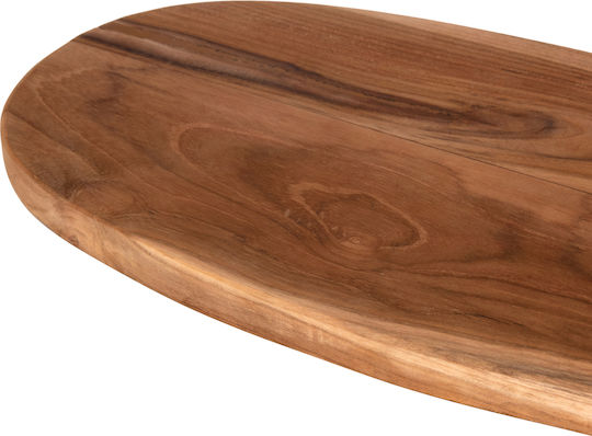 HomeMarkt Rectangular Wooden Chopping Board Yellow