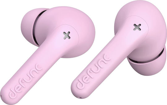 Defunc True Audio In ear Bluetooth хендсфри Слушалки с Устойчивост на Пот и Кутийка за Зареждане Розов