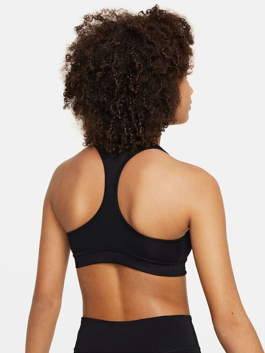 Nike Swoosh Παιδικό Μπουστάκι Dri-Fit Μαύρο