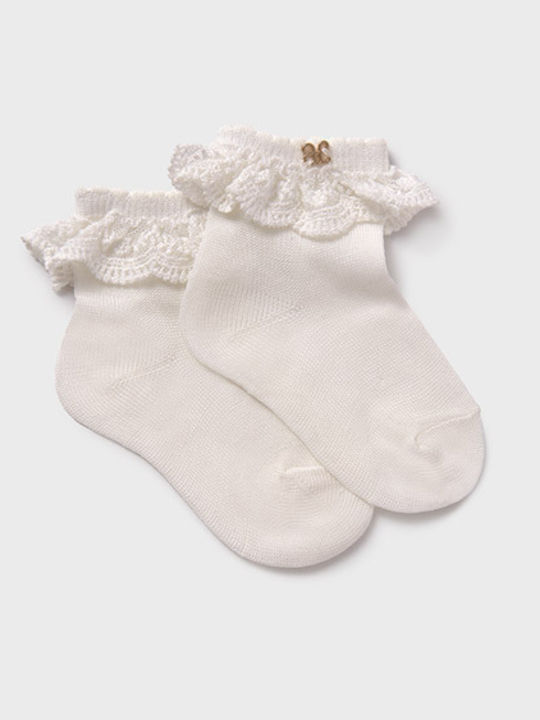 Abel & Lula Kids' Socks Off-white
