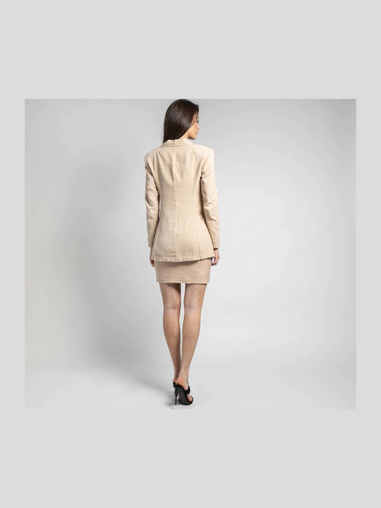 Fashioncore Women's Blazer Beige