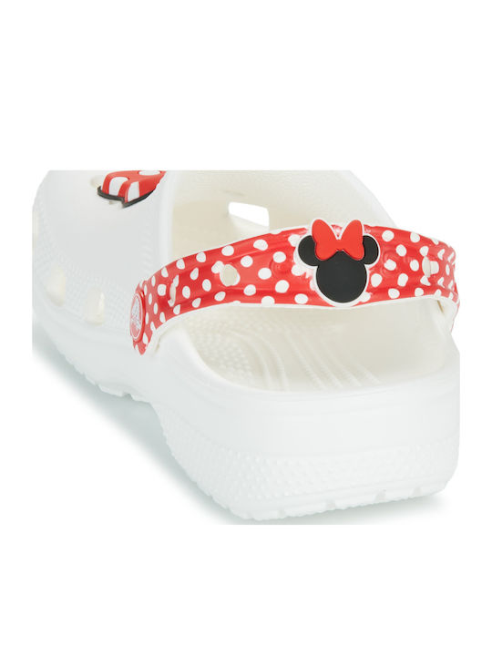 Classic Disney Minnie Mouse Παιδικά Ανατομικά Σαμπό Θαλάσσης Λευκά
