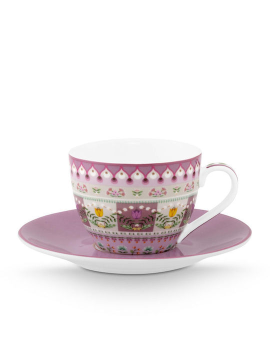 PiP Studio Porcelain Coffee Cup Set 120ml Multicolour