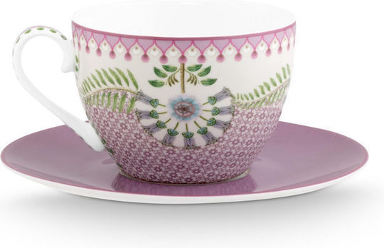 PiP Studio Lily & Lotus Cup Tea Porcelain Multicolour 280ml