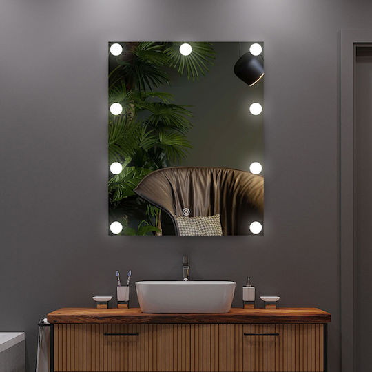 Eurolamp 144-88008 Καθρέπτης Lumini LED 40x50cm Alb Eurolamp 144-88008 Καθρέπτης Lumini LED 40x50cm Alb