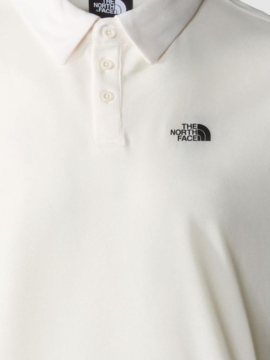 Men's Short Sleeve Polo T-shirt White
