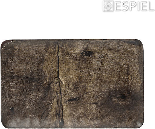 Espiel Pine Platou de Servire Dreptunghiular Lemn Verde 17.6x32.5buc 6buc
