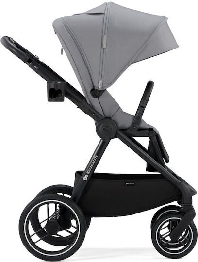 Kinderkraft Nea Reglabil 2 în 1 Cărucior pentru copii Potrivit pentru Nou-născut Platinium Grey