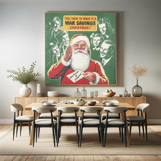 Tell Them To Make It A War Savings Christmas!whole: The Image Occupies The Majority Картина на Платно 110x110см
