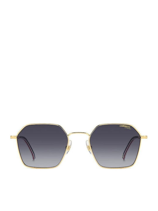 Carrera Women's Sunglasses with Gold Metal Frame and Gray Gradient Lens 334/S J5G/9O