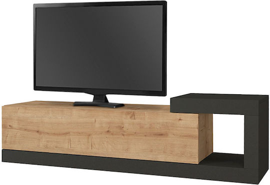TV-Ständer Volare Anthrazit M150xT29.6xH38.6cm