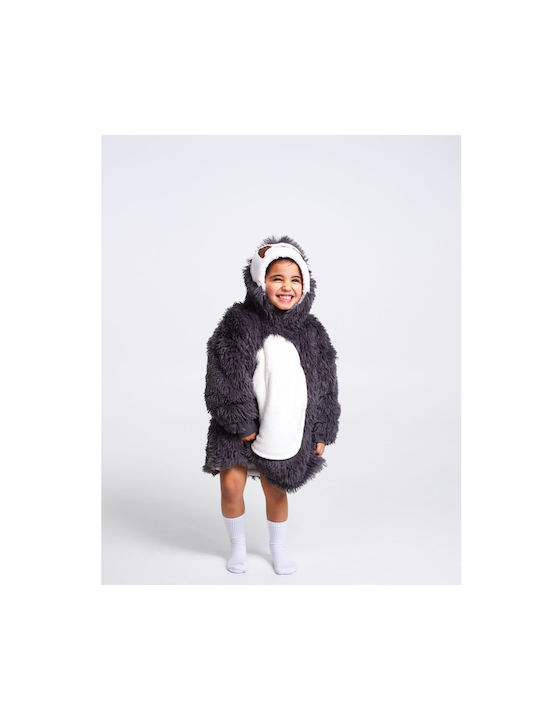 Noxxiez Κουβέρτα Fleece Γκρι 50x80εκ.