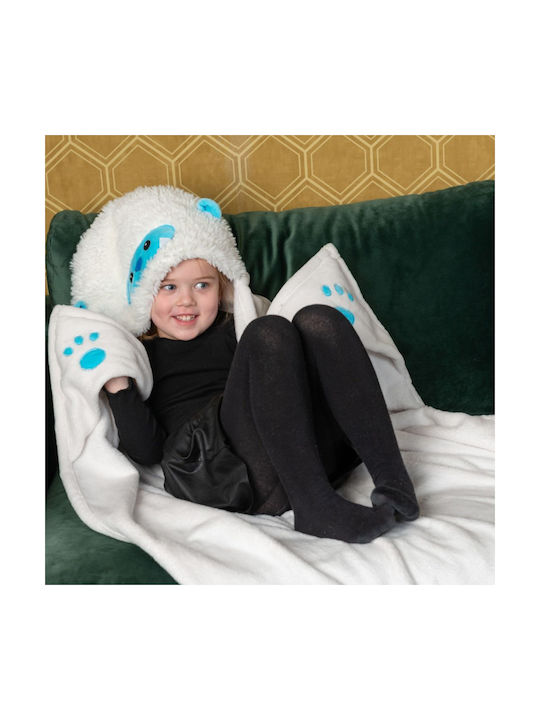 Noxxiez Kids Fleece Blanket 100x130cm White