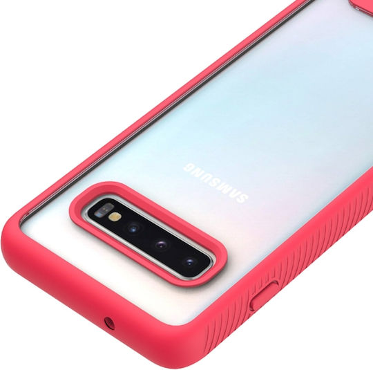 Starry Sky Solid Color Series Shockproof Back Cover Plastic / Silicone Black (Galaxy S10)