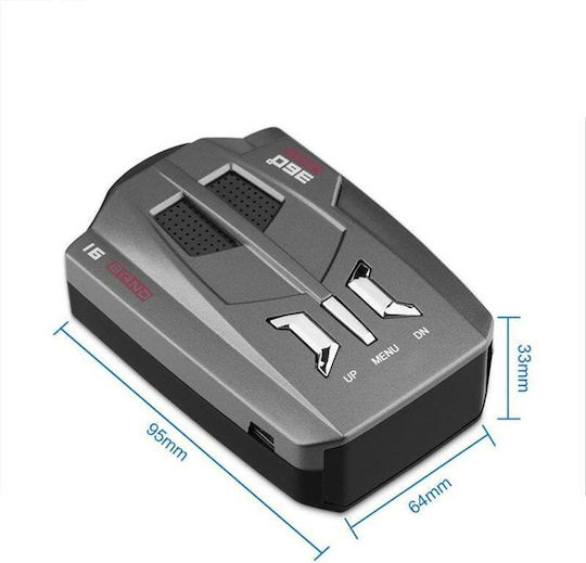 Car Radar Detector Radar Detection Device for High-Speed Traffic Anti Radar Detector 20361