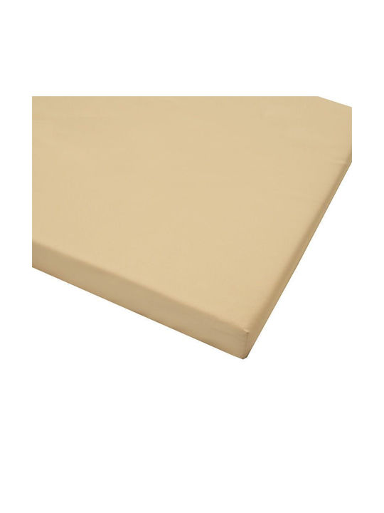 Pakketo Waterproof Sunbed Cushion with Backrest Sadie Beige 65x185cm