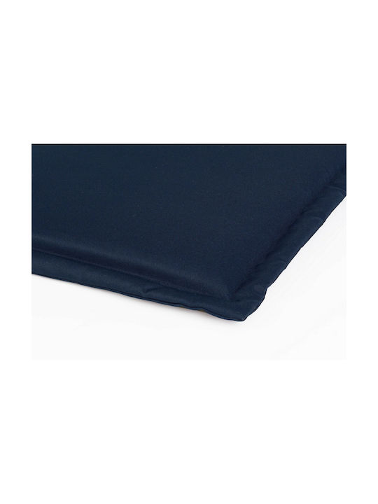 Bizzotto Waterproof Sunbed Cushion with Backrest Blue 50x176cm