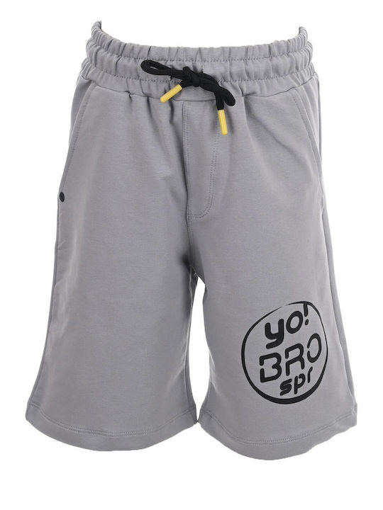 Sprint Kids Set with Shorts Summer 2pcs black-grey